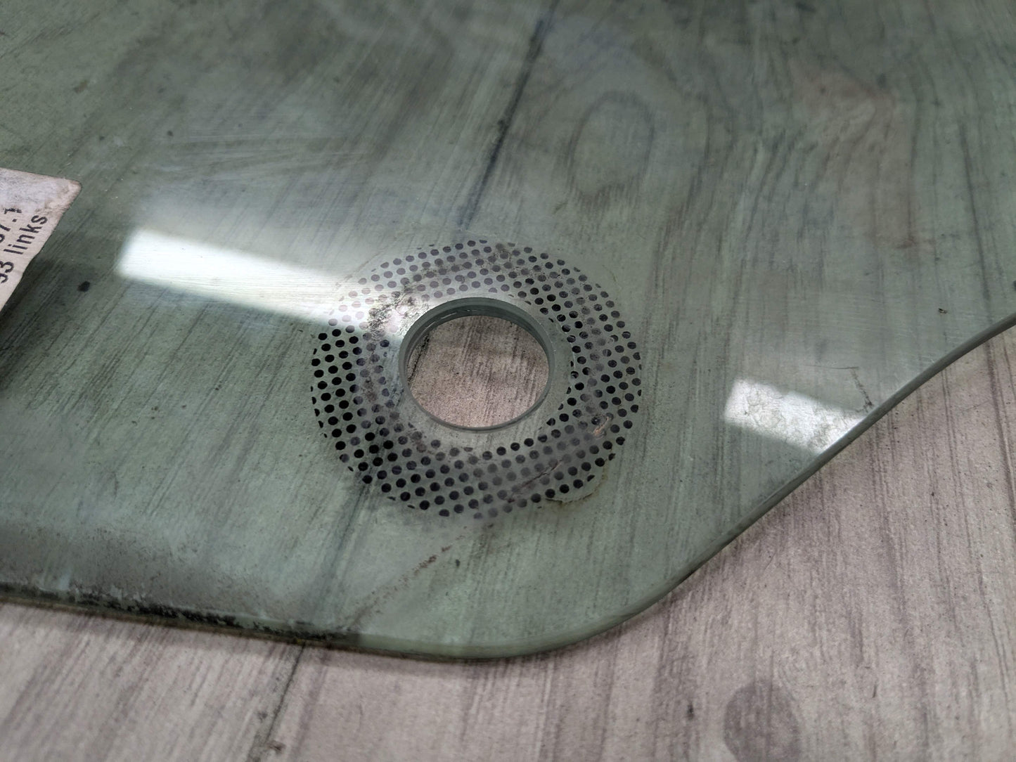 07-13 OEM BMW E93 335 M3 Convertible Rear Left Driver Side Window Glass