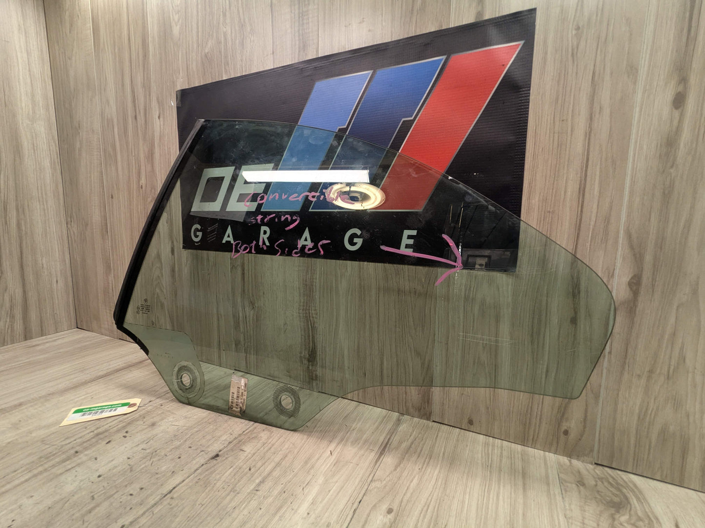 07-13 OEM BMW E93 335 M3 Convertible Rear Left Driver Side Window Glass