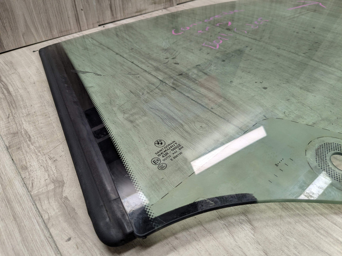 07-13 OEM BMW E93 335 M3 Convertible Rear Left Driver Side Window Glass