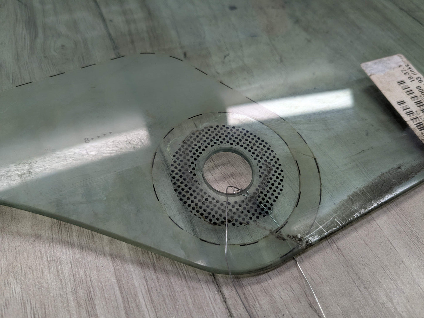 07-13 OEM BMW E93 335 M3 Convertible Rear Left Driver Side Window Glass