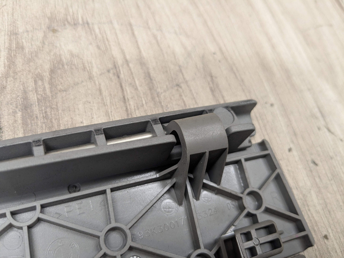 OEM BMW E93 328 335 M3 Right Passenger Convertible Folding Top Hinge Flap Gray