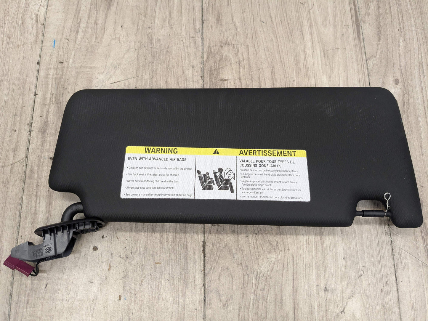 19-24 OEM BMW G20 G80 330 M340 M3 Left Driver Side Interior Sun Visor Black
