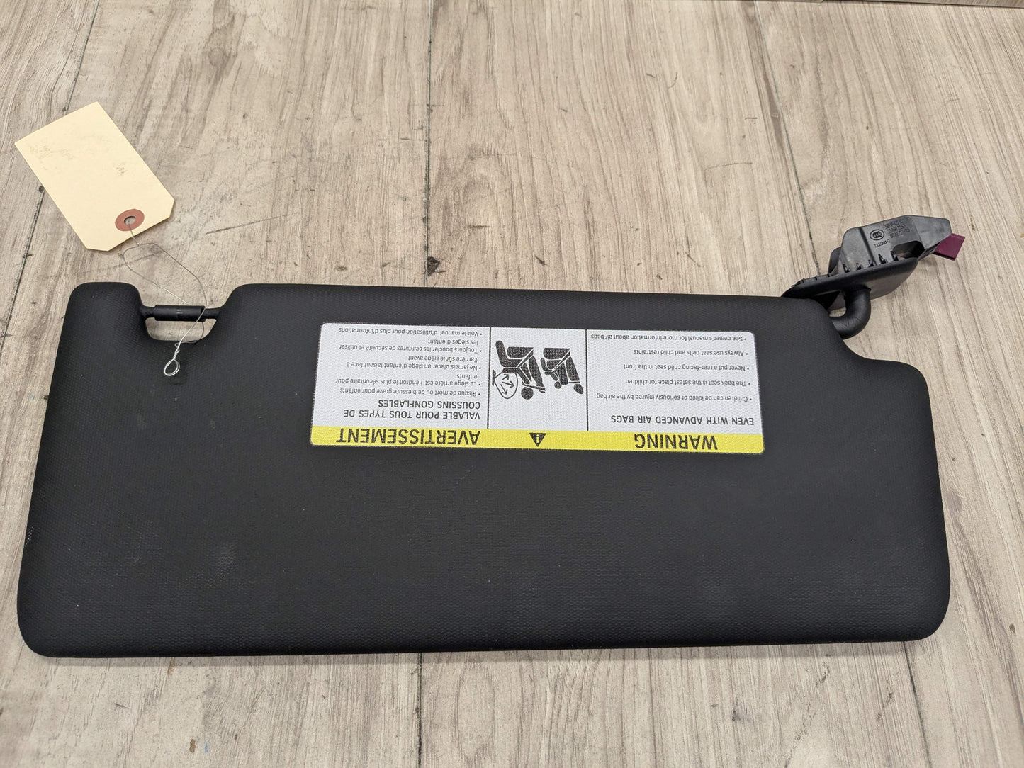 19-24 OEM BMW G20 G80 330 M340 M3 Left Driver Side Interior Sun Visor Black