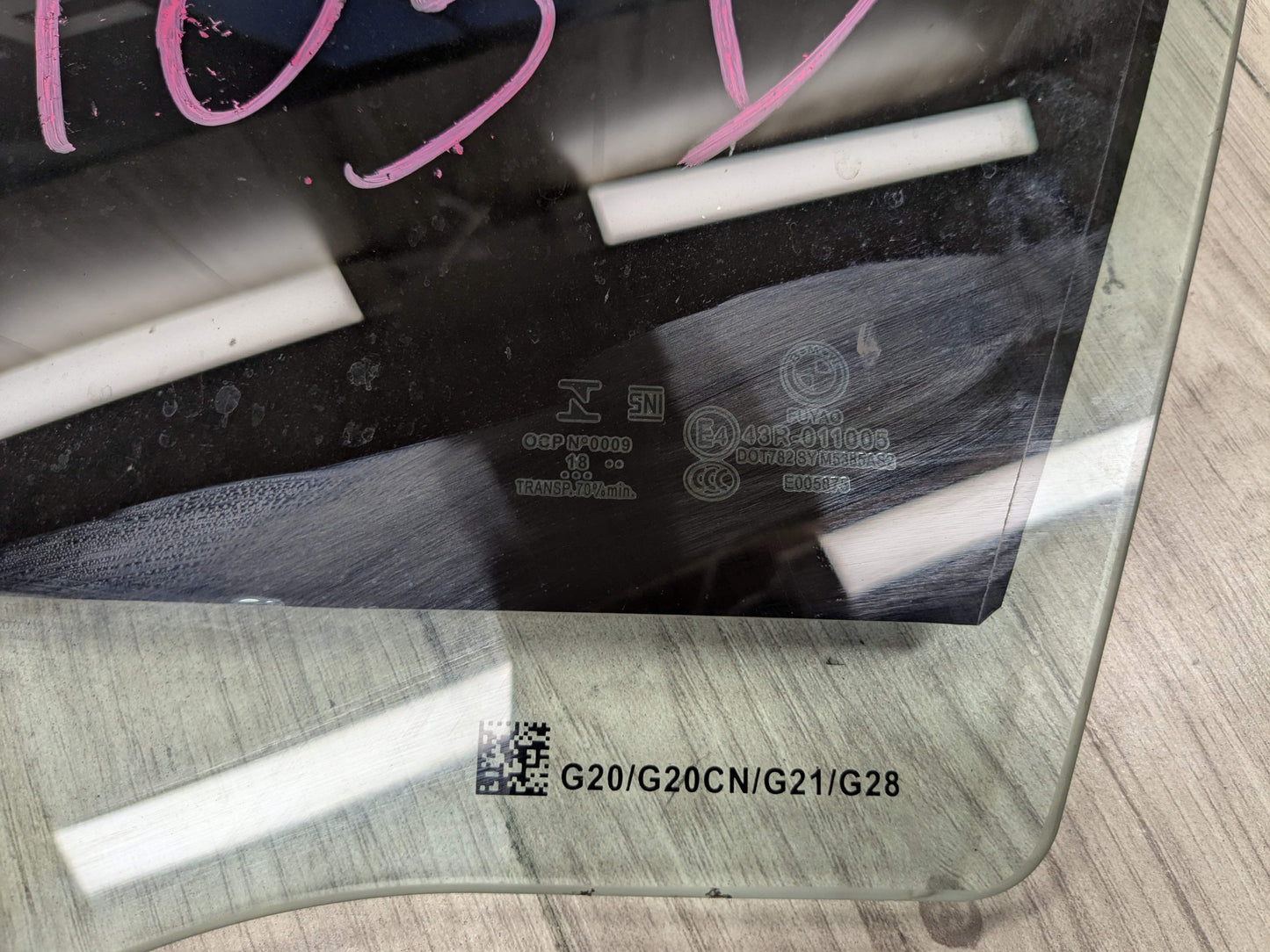 19-25 OEM BMW G20 G80 330 M340 M3 Front Left Driver Door Window Glass Tinted