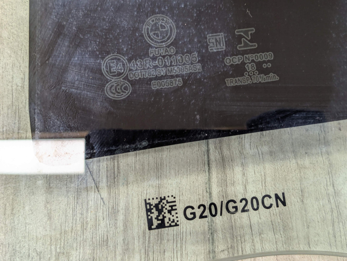 19-25 OEM BMW G20 G80 330 M340 M3 Rear Left Driver Door Window Glass Tinted