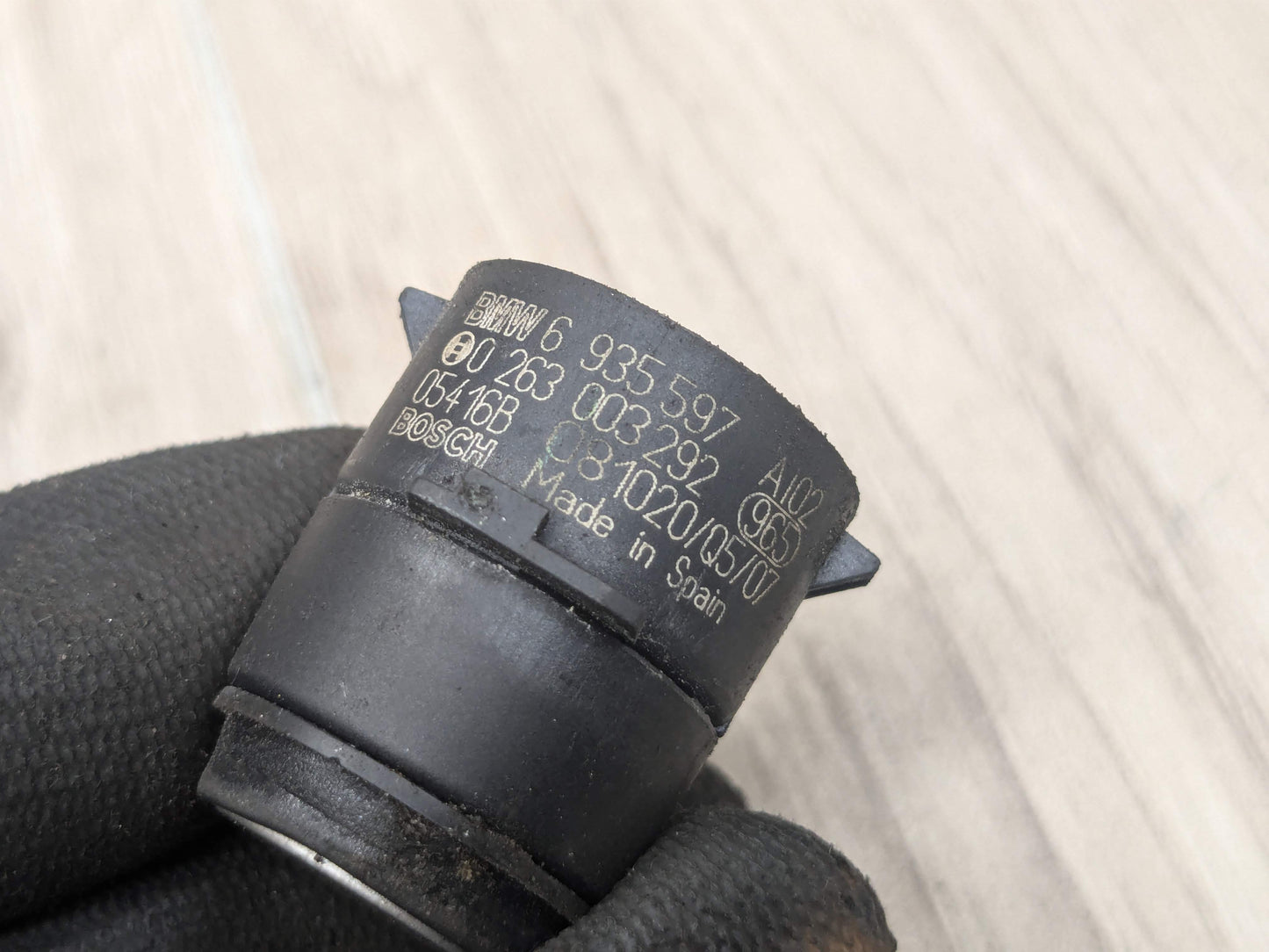 OEM BMW E82 E88 E90 E92 E93 335 M3 Bumper Parking PDC Ultrasonic Sensor Silver