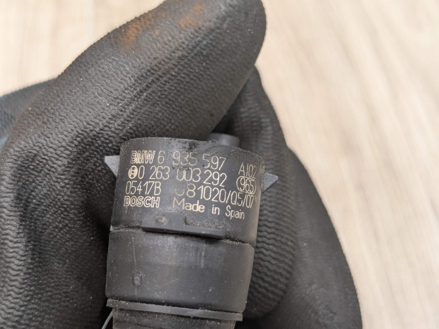 OEM BMW E82 E88 E90 E92 E93 335 M3 Bumper Parking PDC Ultrasonic Sensor Silver