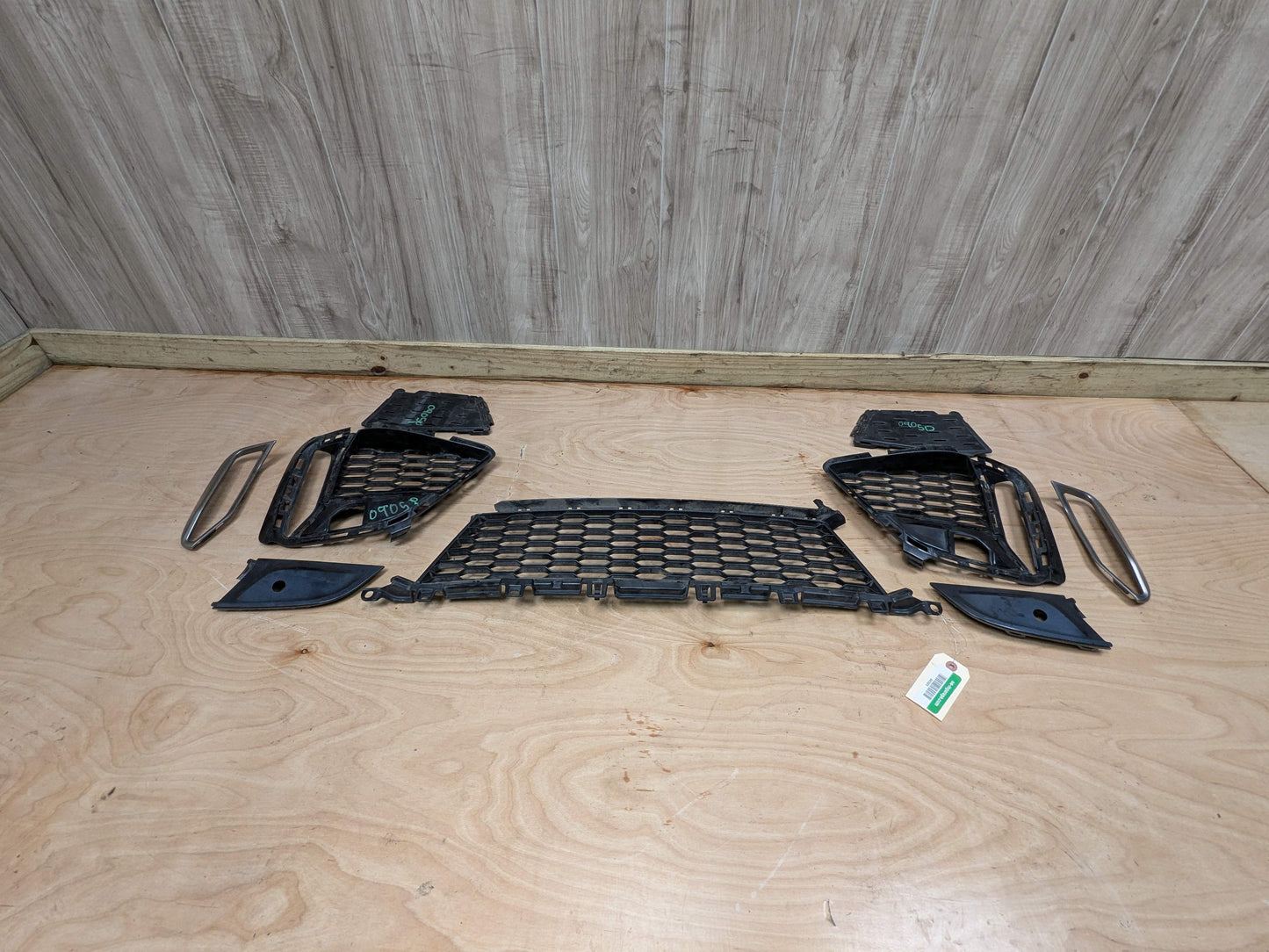 19-21 AFT BMW G20 M340 M SPORT Front Bumper Lower left Right Center Grilles SET