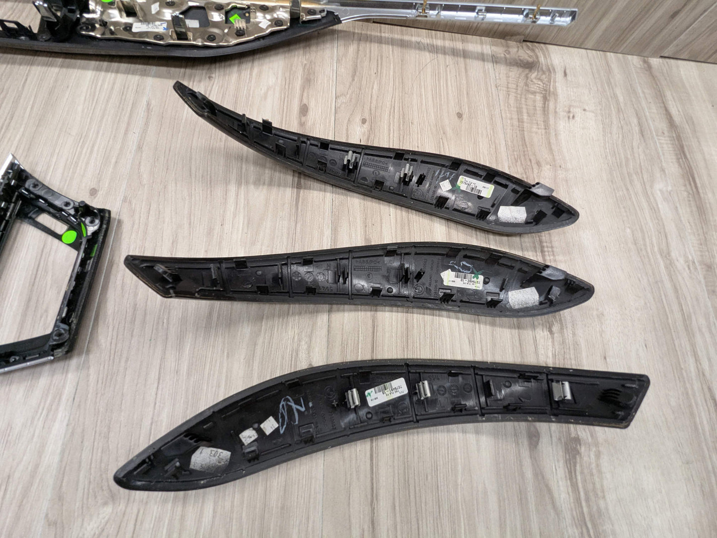 LCI OEM BMW F30 F32 F33 F36 Center Console Dash Door Interior Wood Trim SET (6)