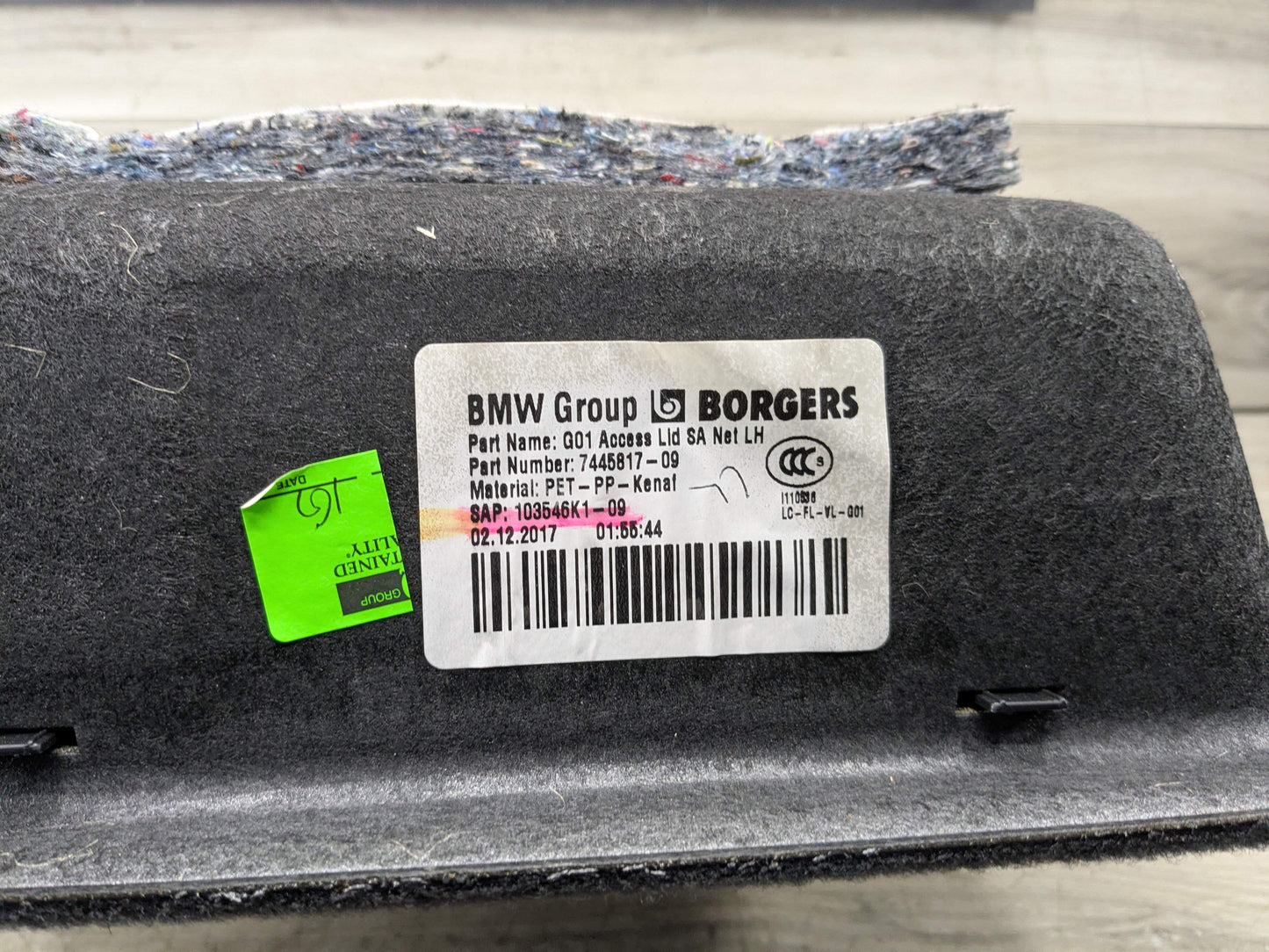 18-24 OEM BMW G01 F97 X3 X3M Rear Left Driver Trunk Quarter Panel Cover Trim