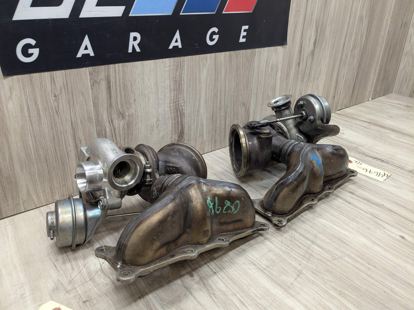07-10 OEM BMW E90 E92 E93 335 Engine N54 PWG Turbo Turbochargers SET 127k