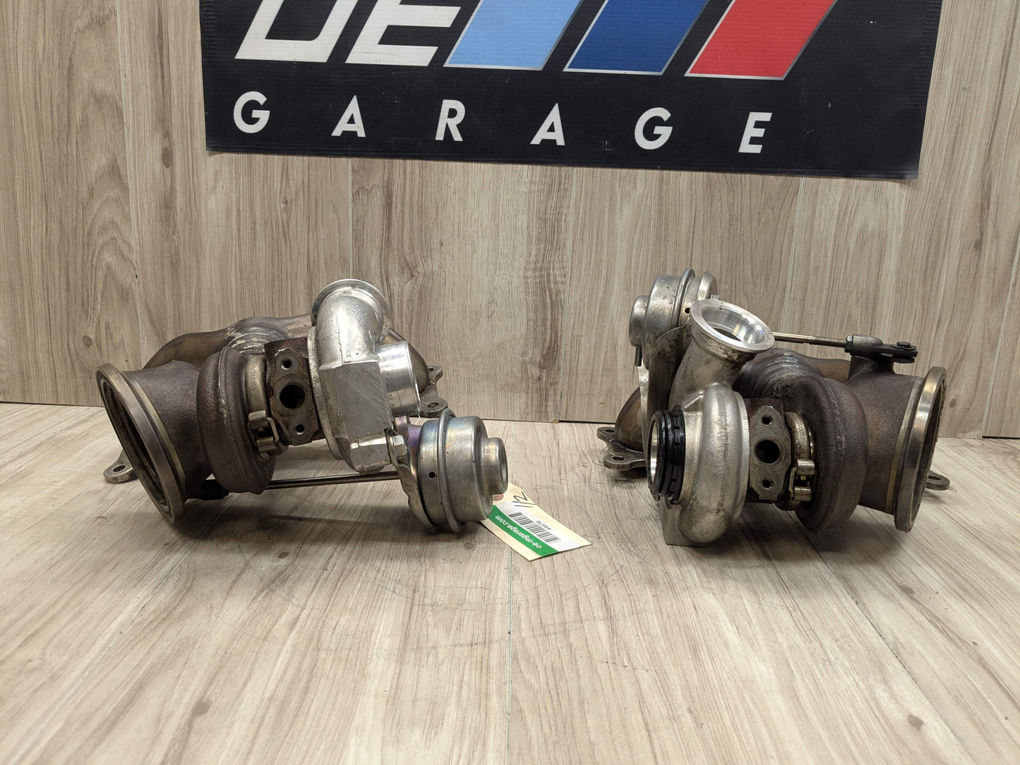 07-10 OEM BMW E90 E92 E93 335 Engine N54 PWG Turbo Turbochargers SET 127k