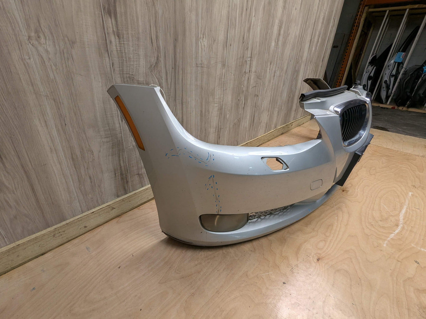 07-10 OEM BMW E92 E93 328 335 Front Bumper Cover w/ Grilles COMPLETE Silver 354