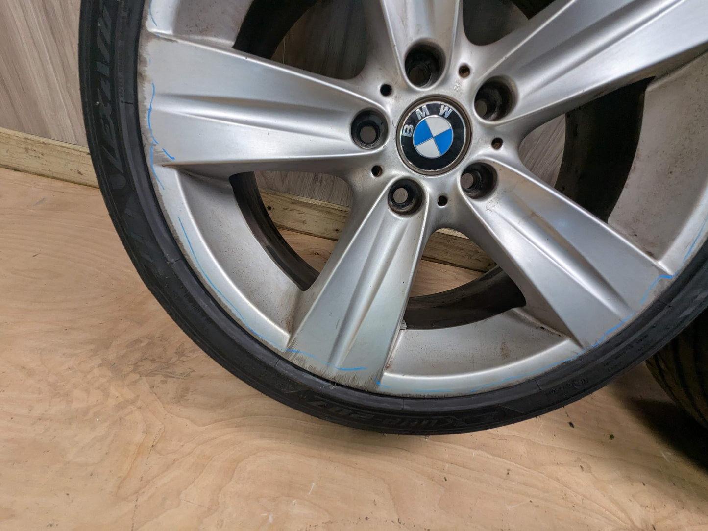 OEM BMW E90 E92 E93 328 335 Wheels Rims 18x8/8.5" ET:34/37 Star Spoke Style 189