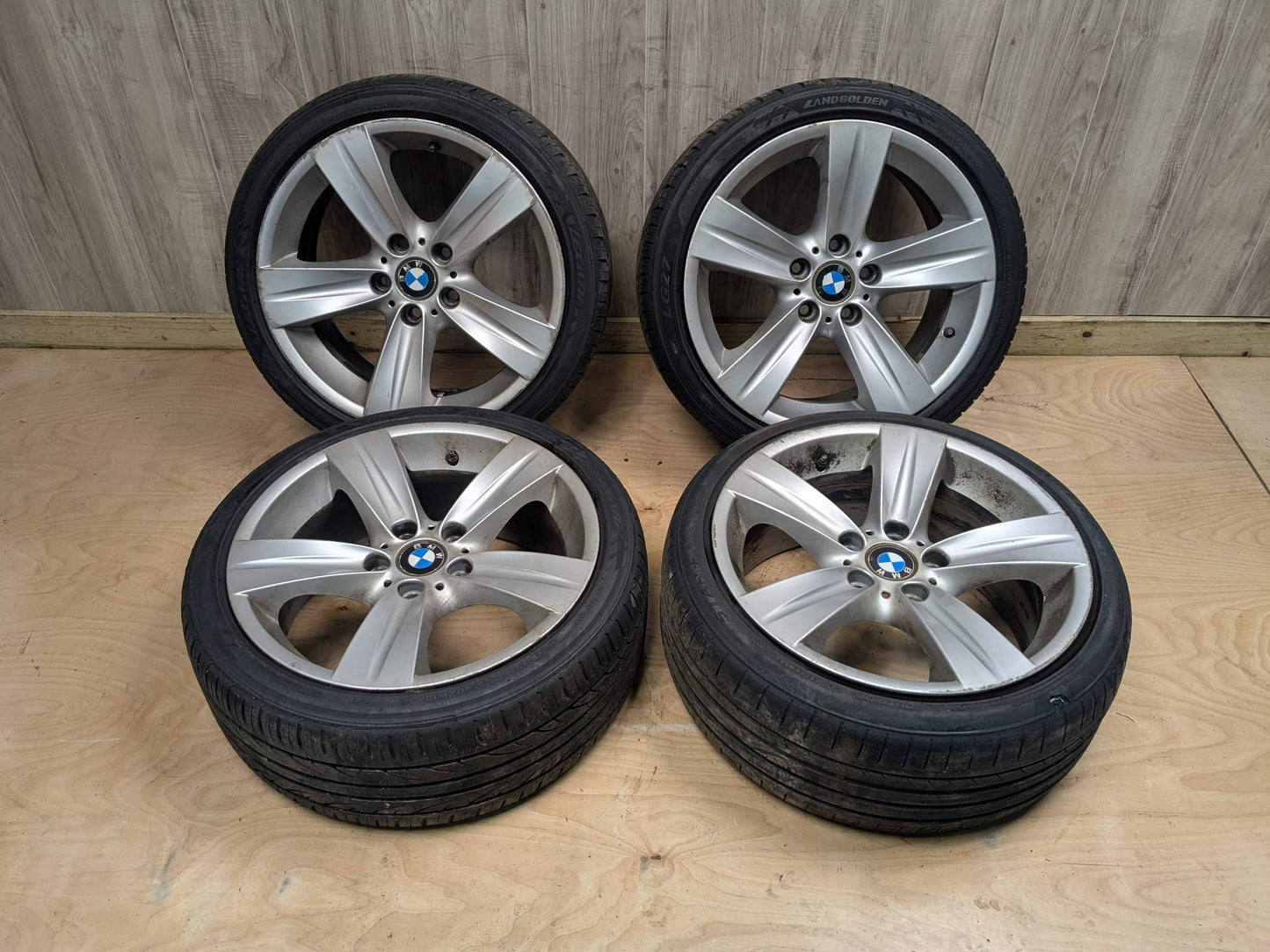 OEM BMW E90 E92 E93 328 335 Wheels Rims 18x8/8.5" ET:34/37 Star Spoke Style 189
