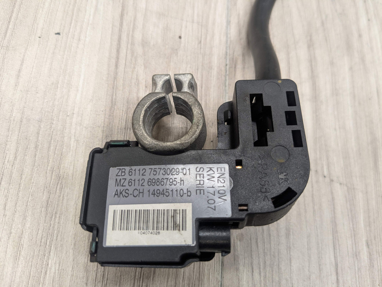 06-13 OEM BMW E70 E88 E90 E93 Battery Negative Cable Terminal IBS Sensor Ground