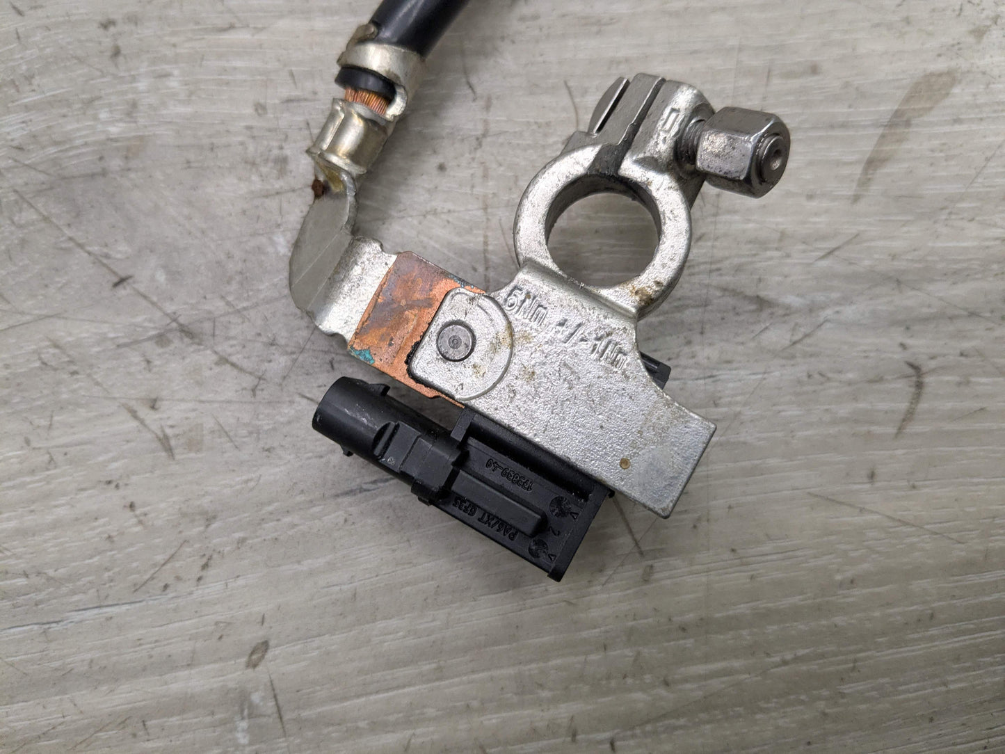 08-13 OEM BMW E82 E88 E89 128 135 Z4 Battery Negative Cable Terminal IBS Ground