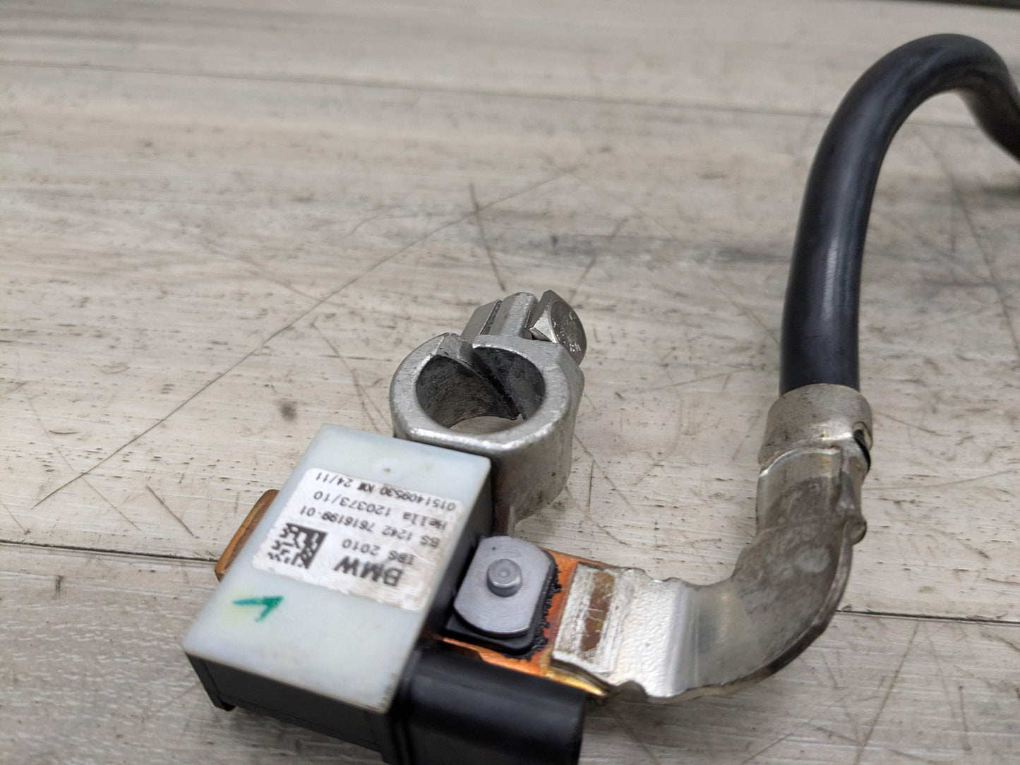 08-13 OEM BMW E82 E88 E89 128 135 Z4 Battery Negative Cable Terminal IBS Ground