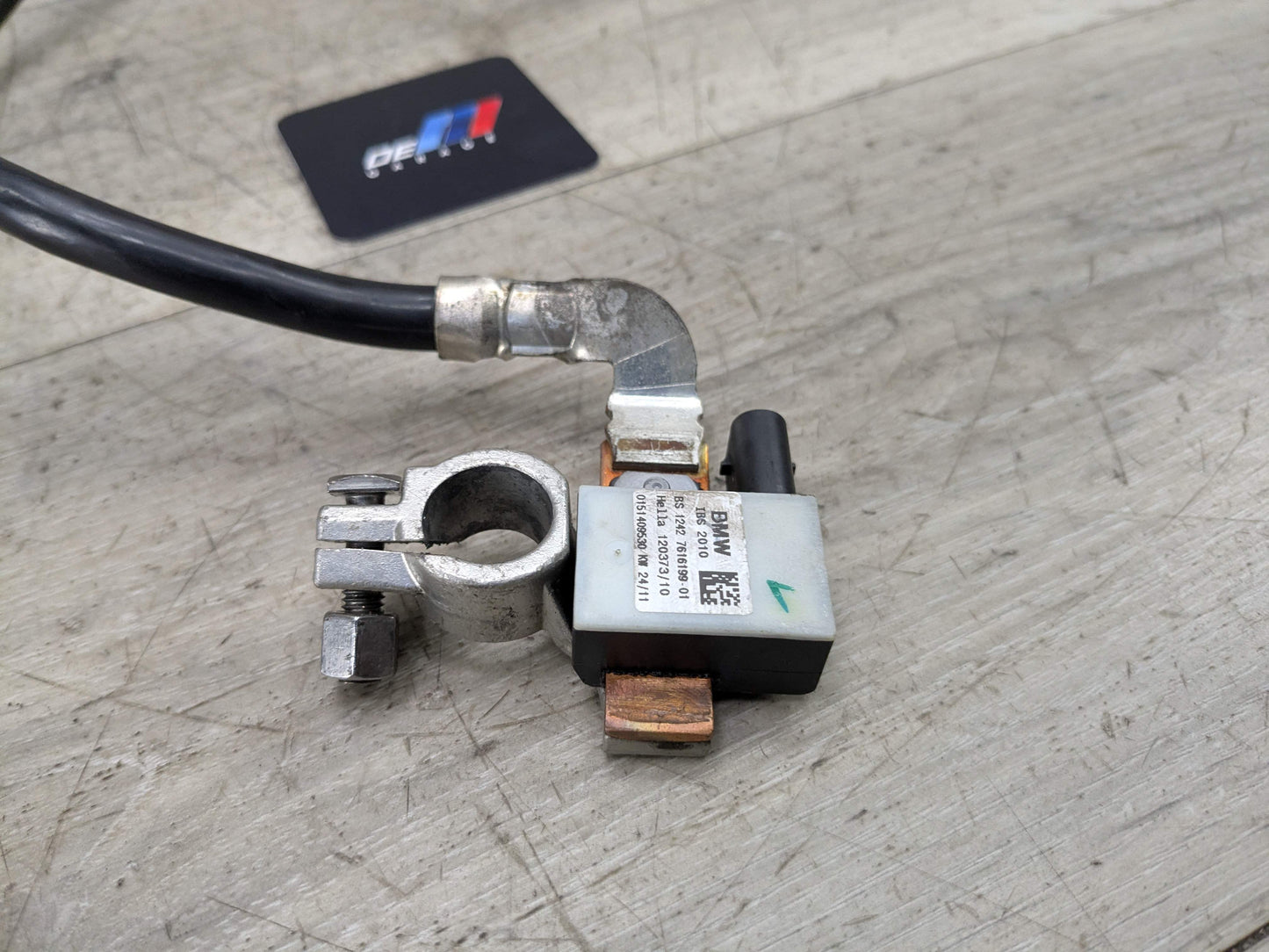 08-13 OEM BMW E82 E88 E89 128 135 Z4 Battery Negative Cable Terminal IBS Ground