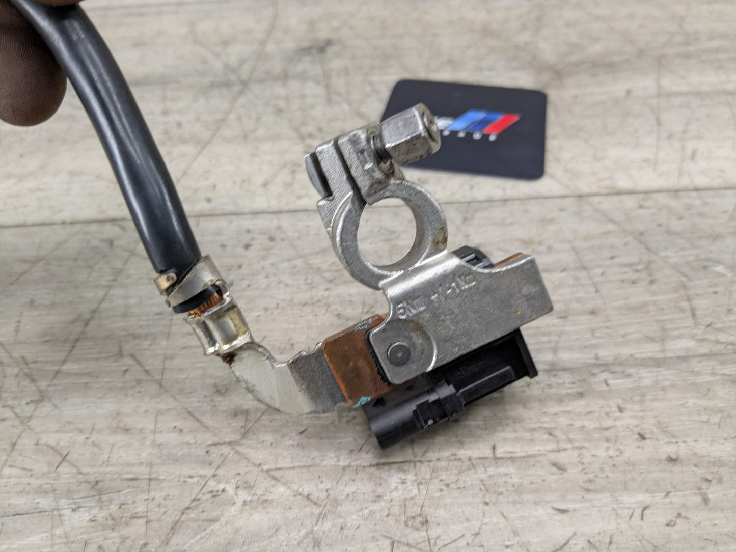 08-13 OEM BMW E82 E88 E89 128 135 Z4 Battery Negative Cable Terminal IBS Ground