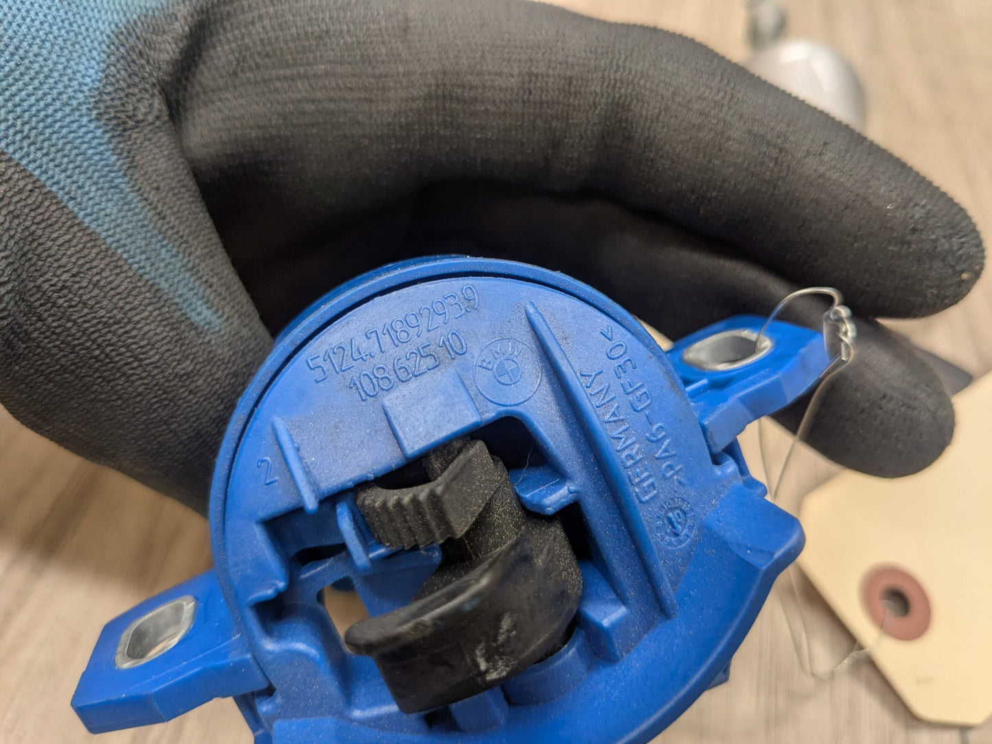 07-13 OEM BMW E92 328 335 M3 Driver Door Lock Cylinder Mechanism Silver w/ Key