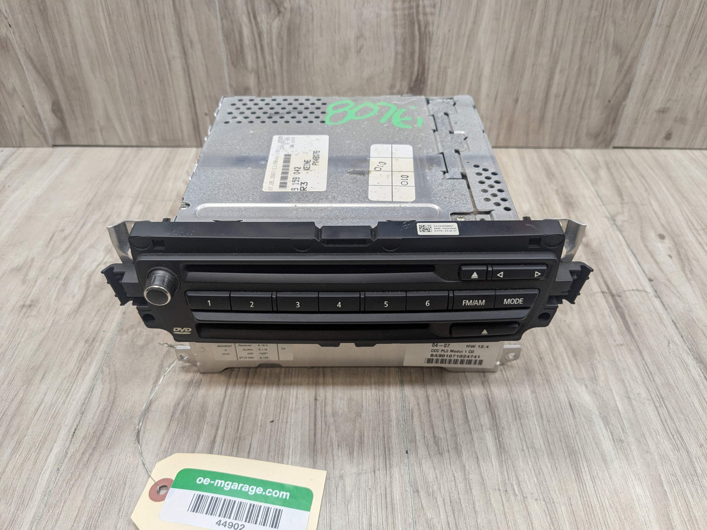 06-08 OEM BMW E90 E92 E93 335 M3 CCC Navigation Headunit CD DVD FM Radio Tuner