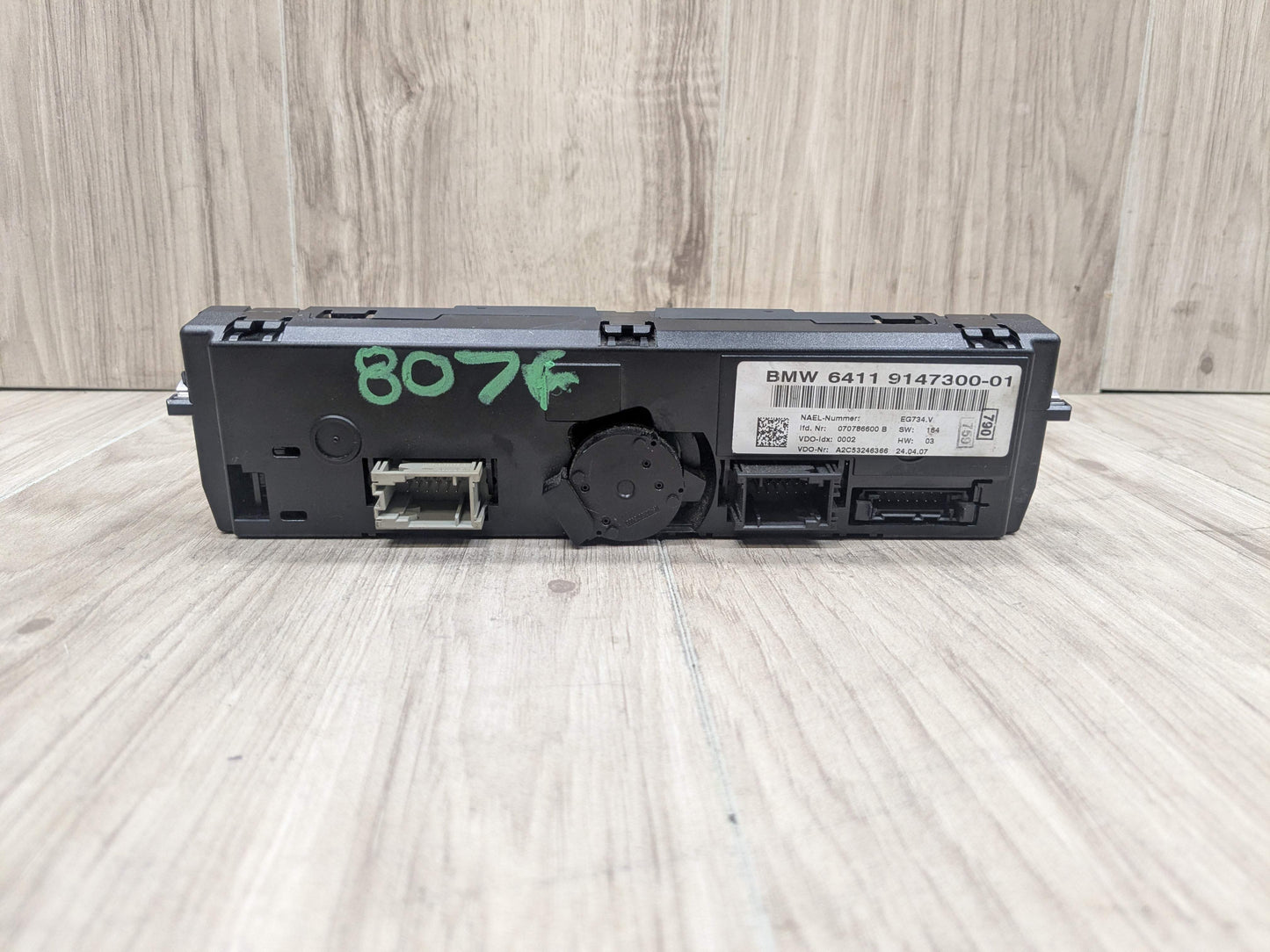 07-13 OEM BMW E90 E92 E93 328 335 AC A/C Heater Climate Control Switch Panel