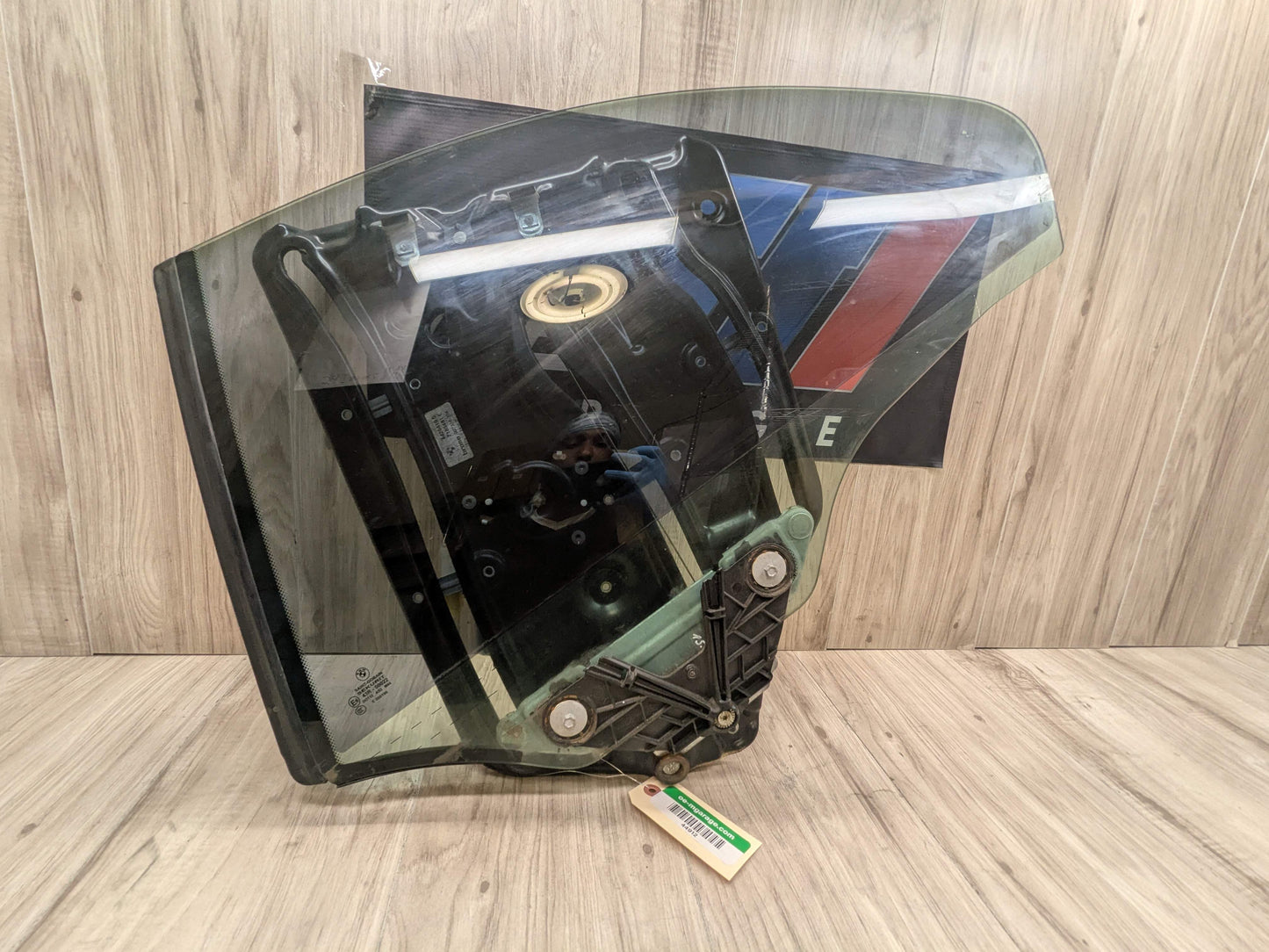 07-13 OEM BMW E93 328 335 M3 Convertible Rear Left Driver Window Regulator Glass