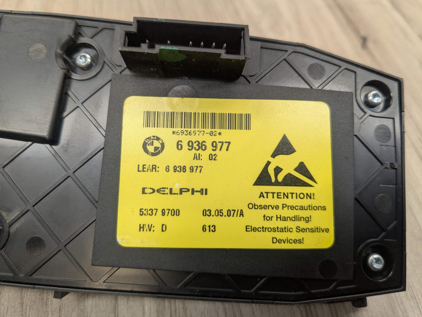 OEM BMW E93 328 335 M3 Front Left Driver Memory Seat Adjustment Control Switch