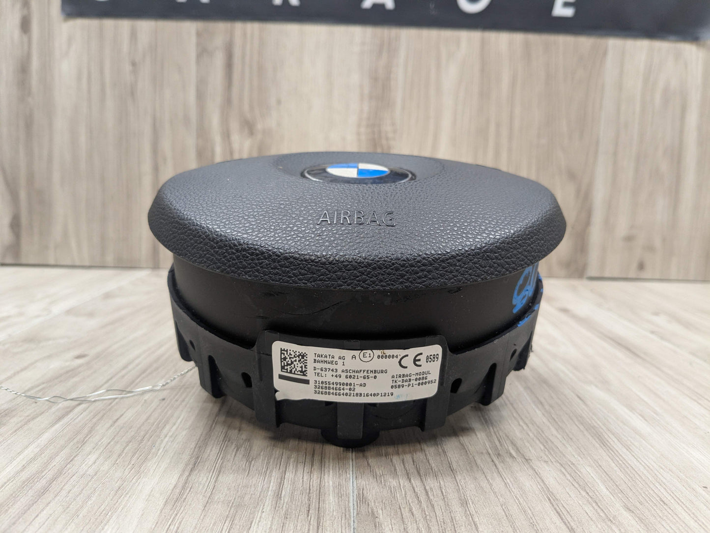 OEM BMW E82 E84 E88 E90 E92 E93 Front Driver SPORT Steering Wheel Airbag Air Bag