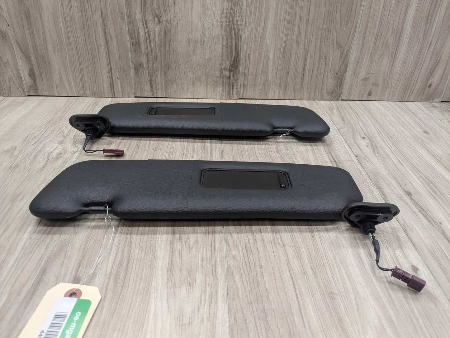 07-13 OEM BMW E88 E93 128 328 335 M3 Convertible Sun Visor Black Pair SET