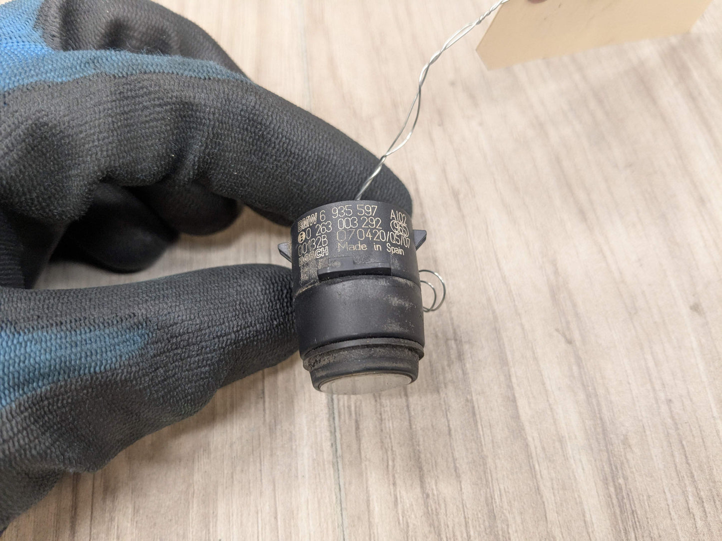 OEM BMW E82 E88 E90 E92 E93 335 M3 Bumper Parking PDC Ultrasonic Sensor Silver