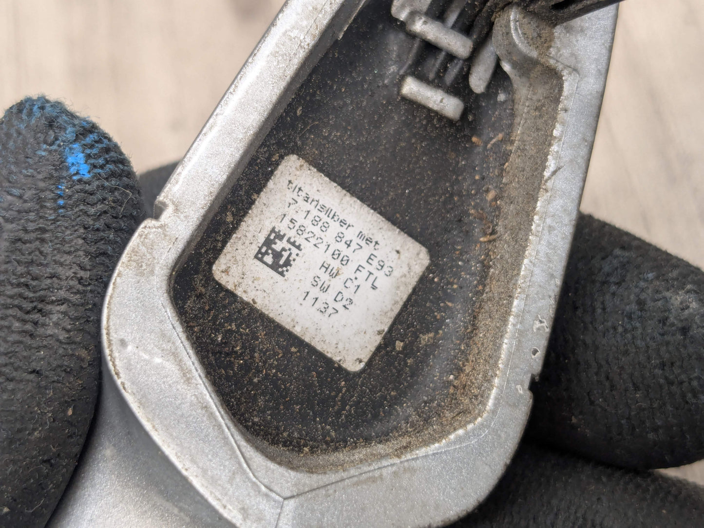 07-13 OEM BMW E92 E93 328 335 M3 Left Driver Door Handle COMFORT ACCESS Silver