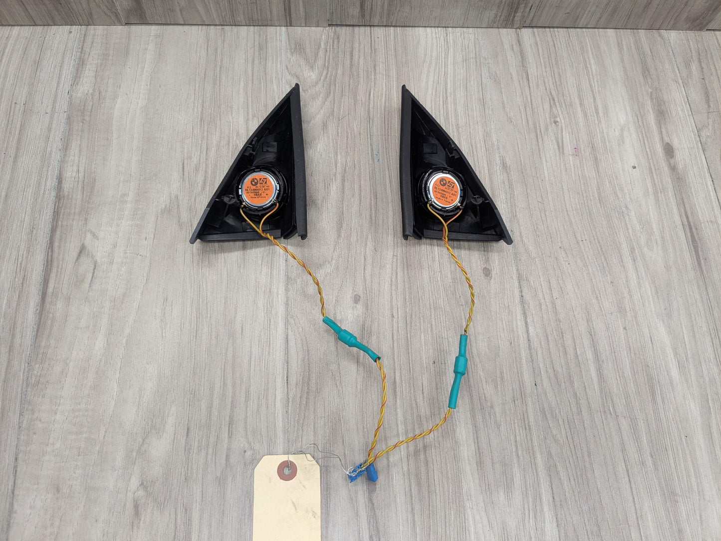 07-13 OEM BMW E92 E93 335 M3 Front Left Right Door Tweeter Speaker Cover SET