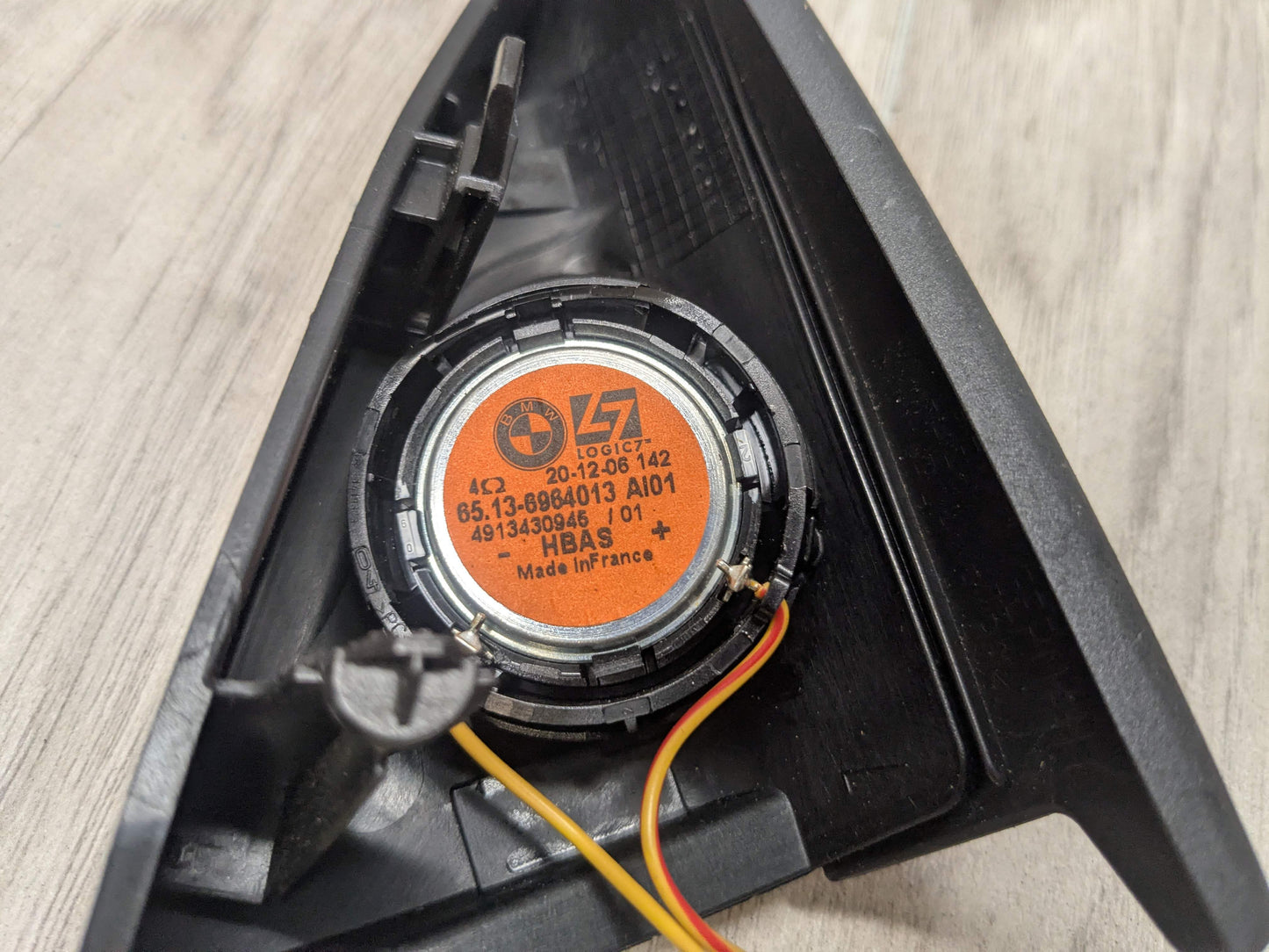 07-13 OEM BMW E92 E93 335 M3 Front Left Right Door Tweeter Speaker Cover SET