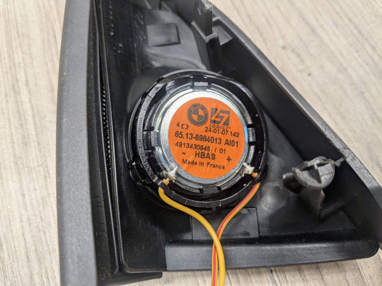 07-13 OEM BMW E92 E93 335 M3 Front Left Right Door Tweeter Speaker Cover SET