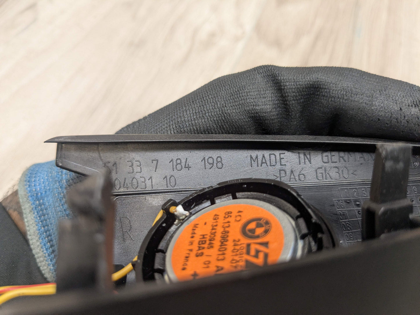 07-13 OEM BMW E92 E93 335 M3 Front Left Right Door Tweeter Speaker Cover SET