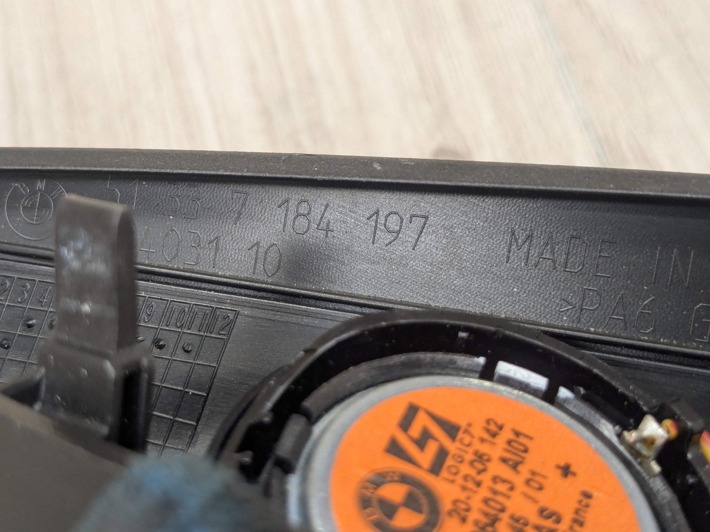 07-13 OEM BMW E92 E93 335 M3 Front Left Right Door Tweeter Speaker Cover SET