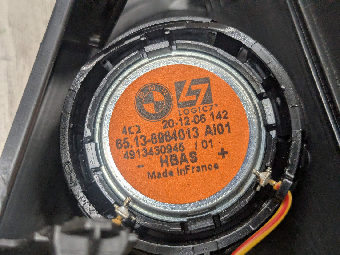 07-13 OEM BMW E92 E93 335 M3 Front Left Right Door Tweeter Speaker Cover SET