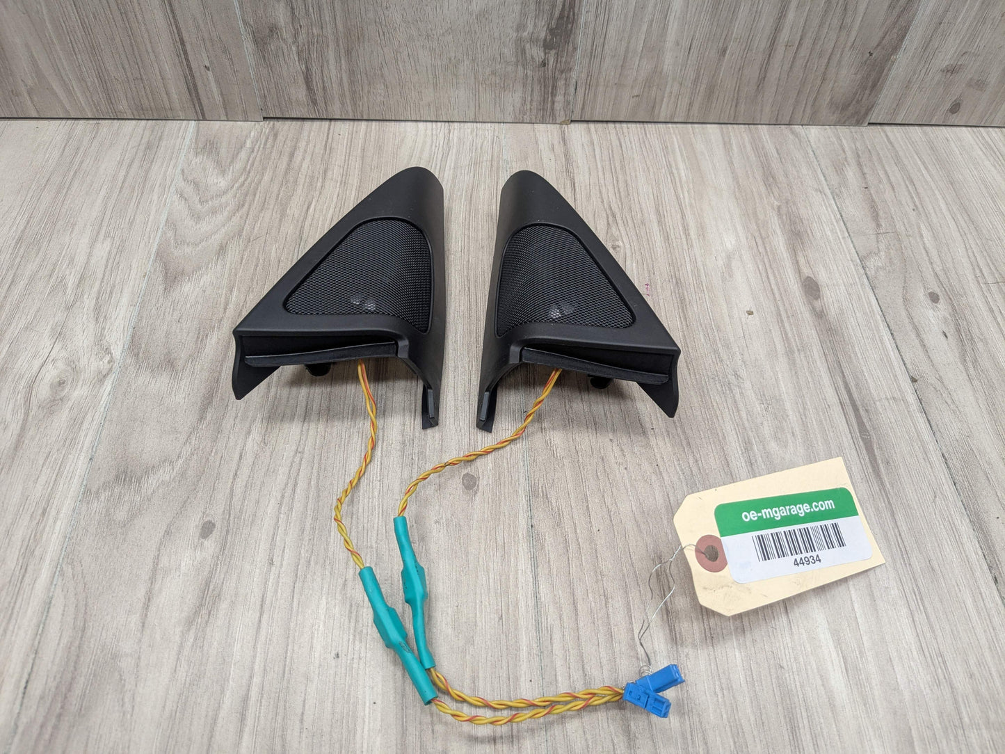 07-13 OEM BMW E92 E93 335 M3 Front Left Right Door Tweeter Speaker Cover SET