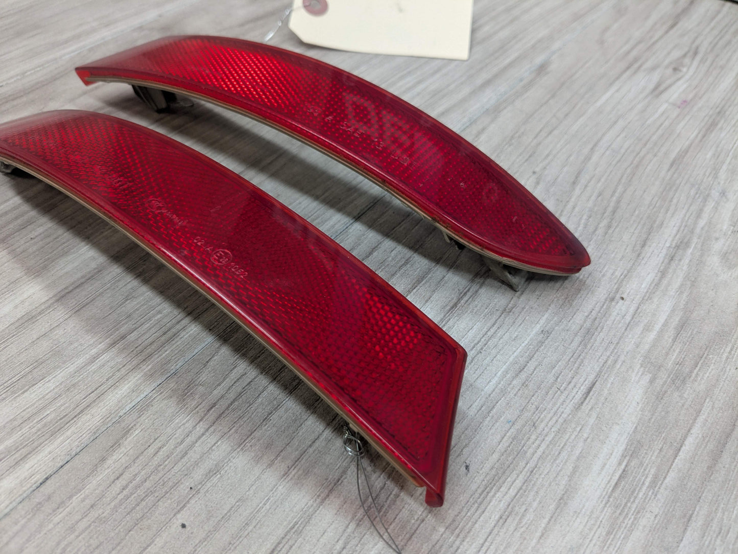 11-17 OEM BMW F25 X3 Rear Bumper Left Right Side Reflector Marker Light PAIR