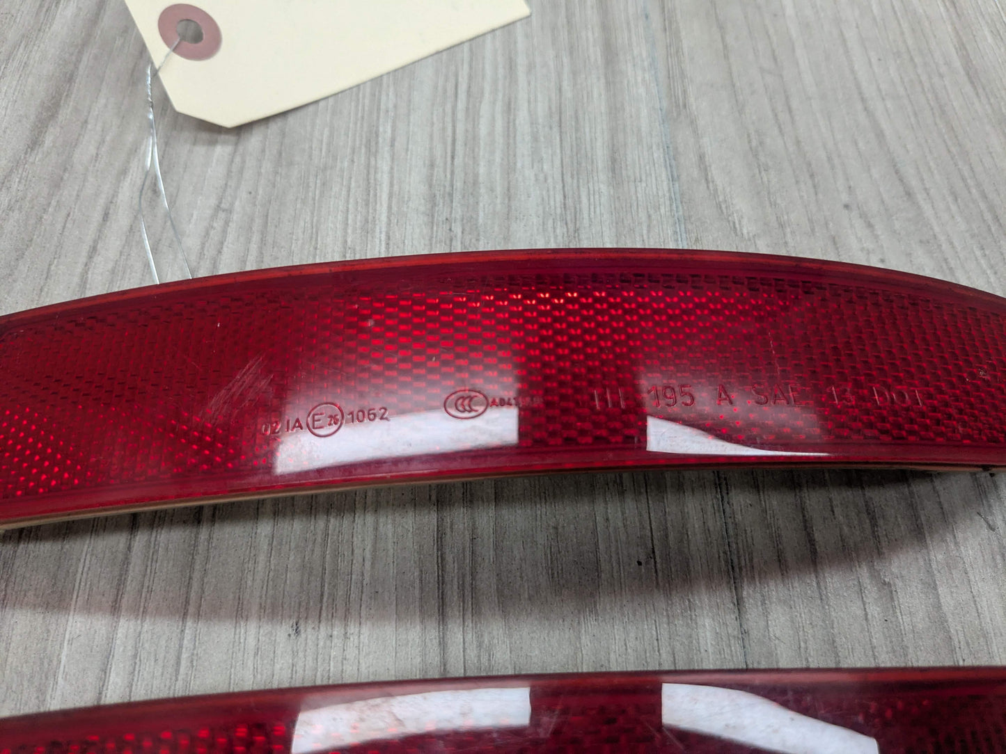 11-17 OEM BMW F25 X3 Rear Bumper Left Right Side Reflector Marker Light PAIR