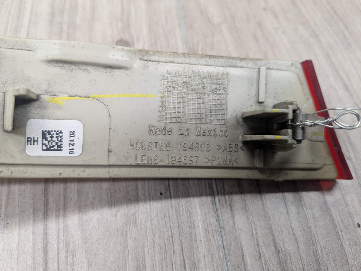 11-17 OEM BMW F25 X3 Rear Bumper Left Right Side Reflector Marker Light PAIR