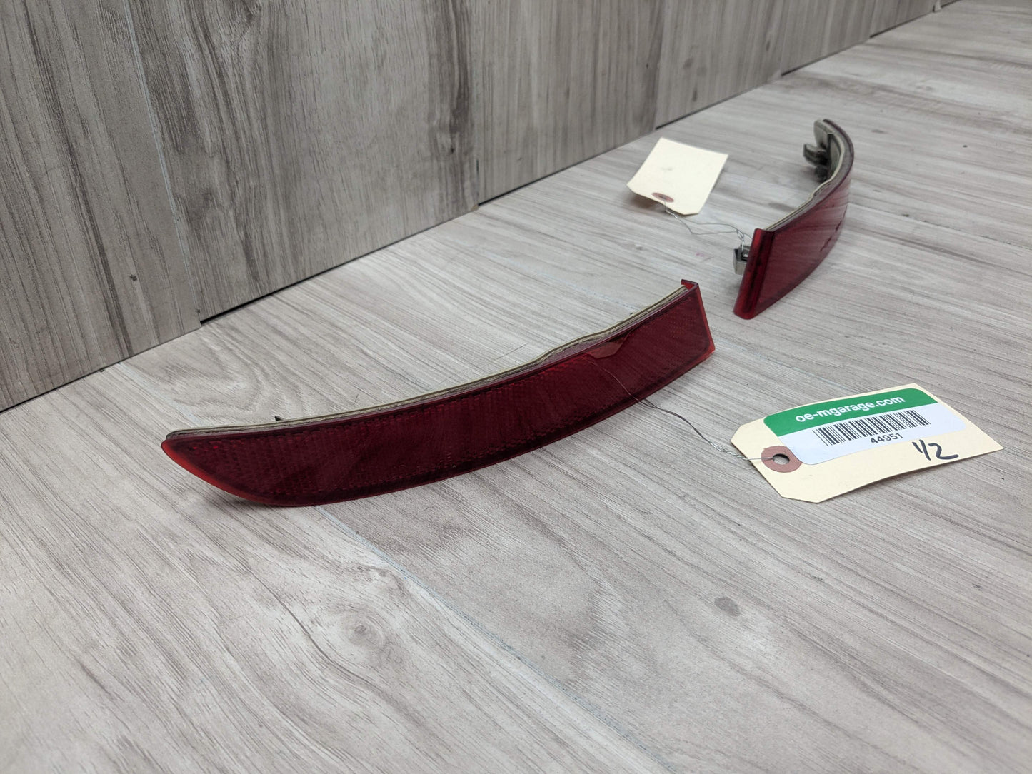 11-17 OEM BMW F25 X3 Rear Bumper Left Right Side Reflector Marker Light PAIR