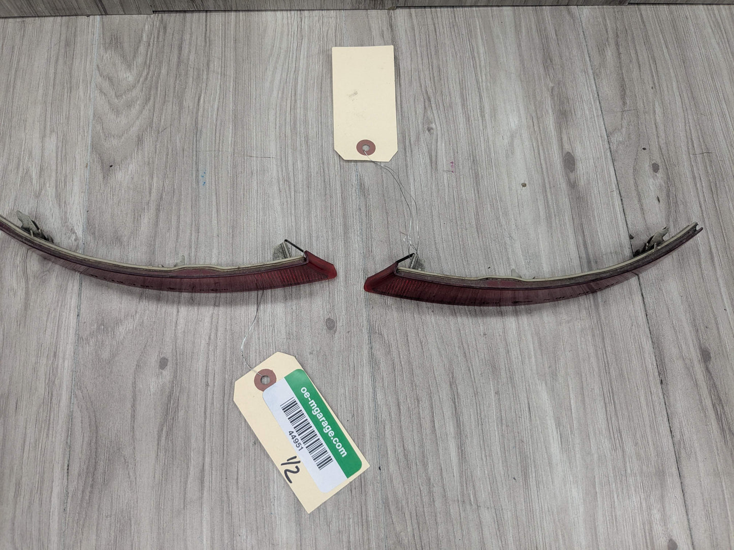 11-17 OEM BMW F25 X3 Rear Bumper Left Right Side Reflector Marker Light PAIR