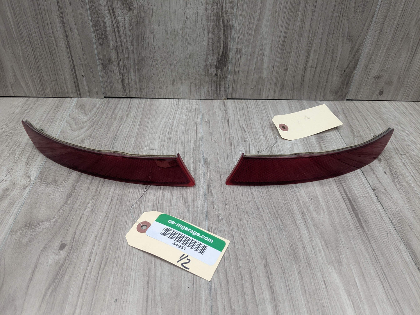 11-17 OEM BMW F25 X3 Rear Bumper Left Right Side Reflector Marker Light PAIR