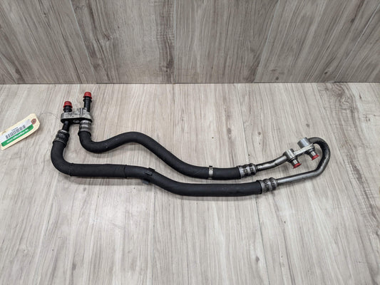 07-15 OEM BMW E84 X1 E90 E92 E93 335 Engine N54 N55 Oil Cooler Lines PAIR