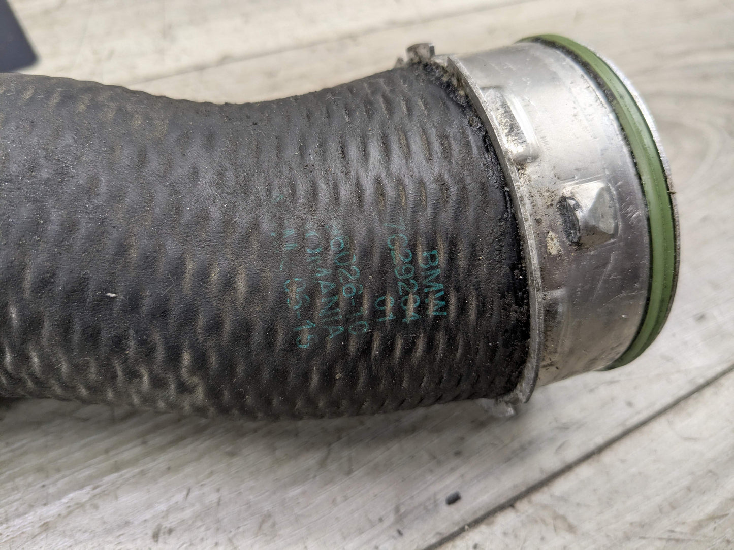 14-19 OEM BMW F15 F16 X5 X6 Intercooler Charge Air Induction Tract Hose Intake