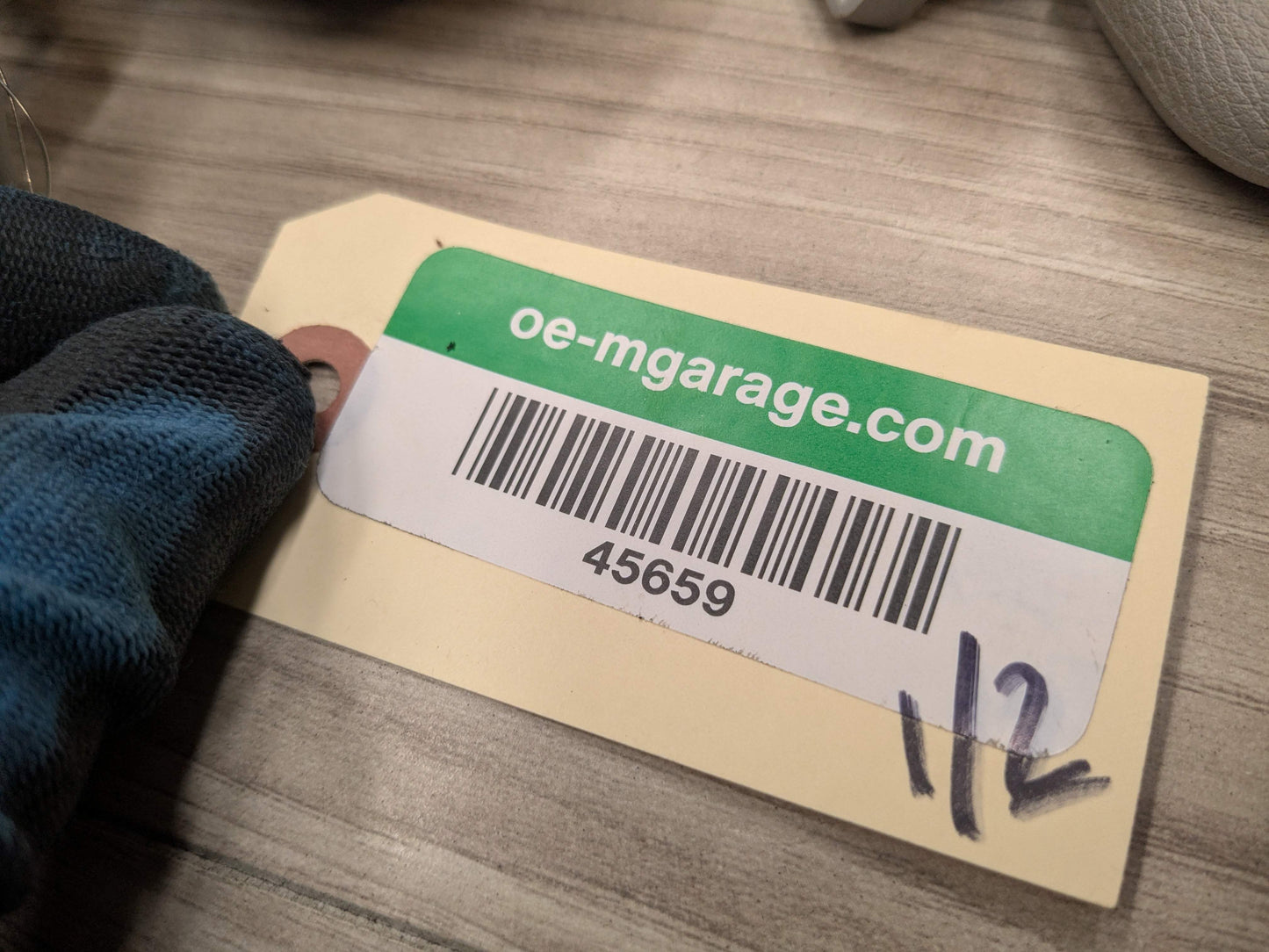 07-13 OEM BMW E70 X5 Front Left Right Interior Sun Visor GRAY/VINYL SET