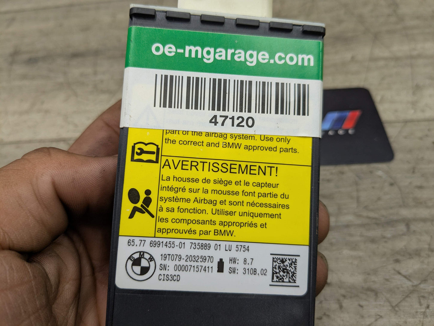 OEM BMW F90 F97 G01 G12 G20 G26 G30 Front Left Right Seat Occupant Sensor Module
